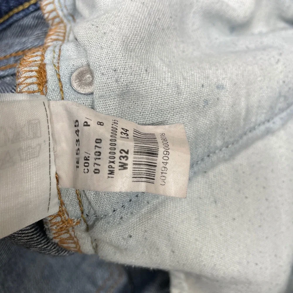 Abercrombie & Fitch Jeans Mens 32x34 Blue Bootcut 100% Cotton Denim